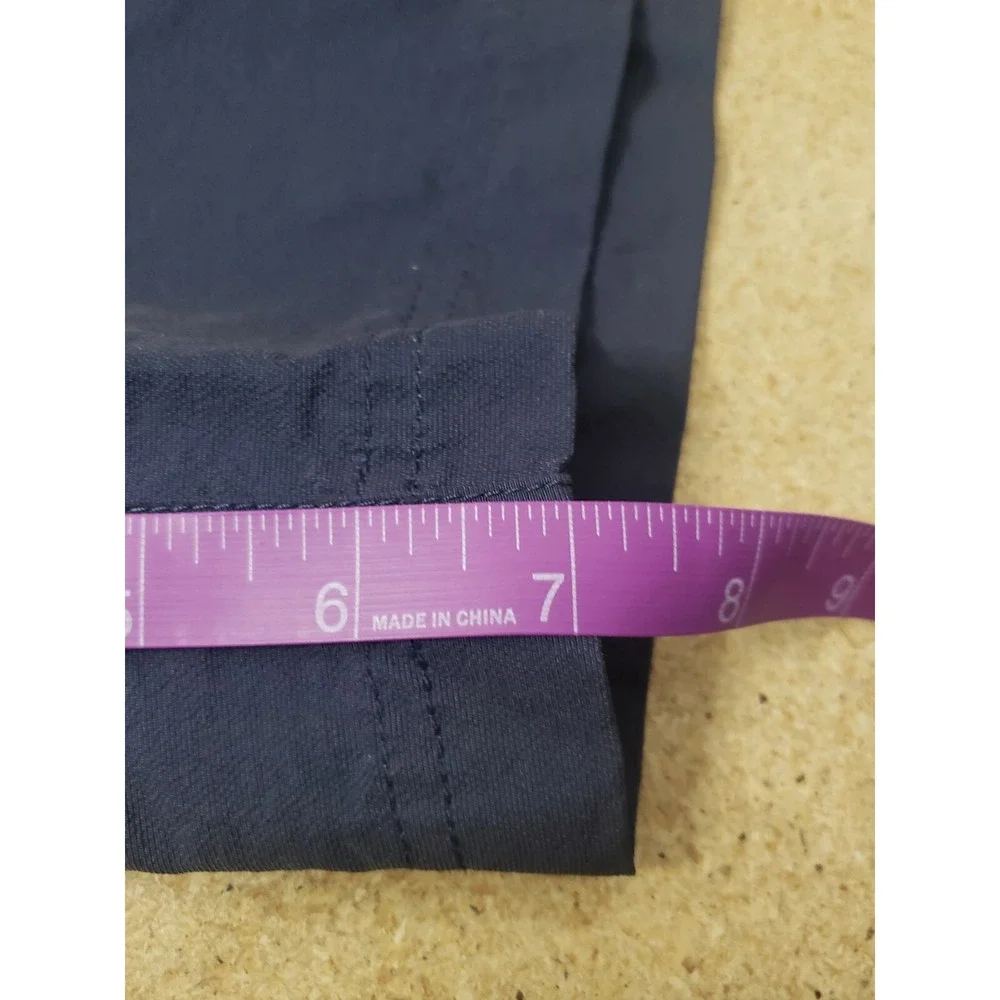 The North Face Shorts Mens Size XL Flat Front Navy Blue Zip‎ Pocket 34x7